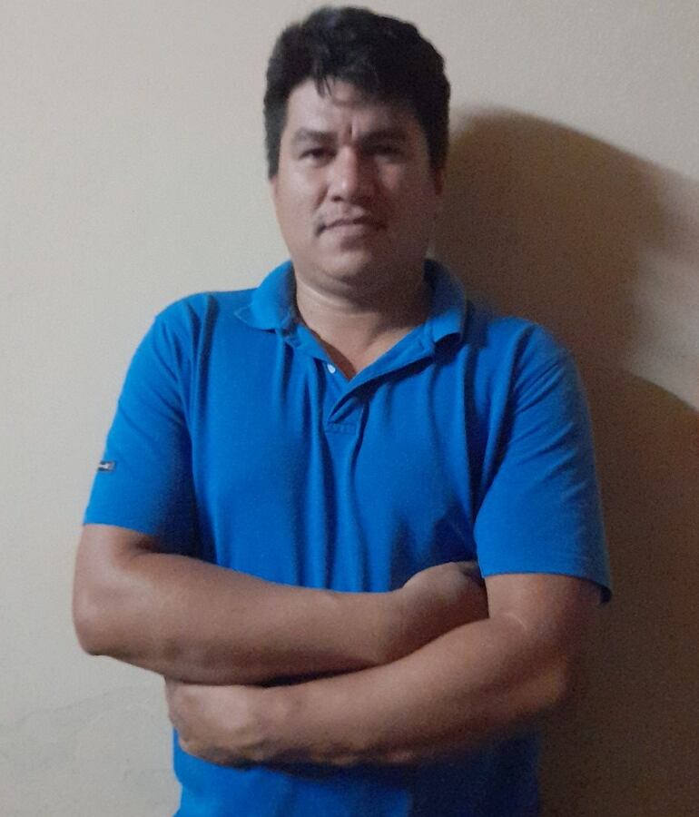 César Hugo Díaz vive desde hace 34 años sin identidad, sin cédula.