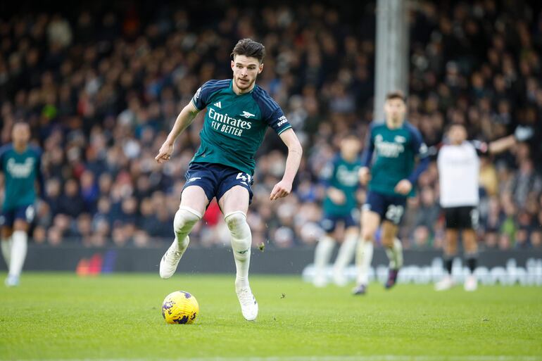 Declan Rice, mediocampista del Arsenal.