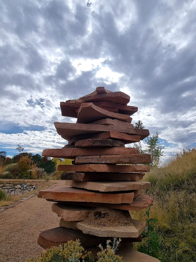 Un rincón de piedras.