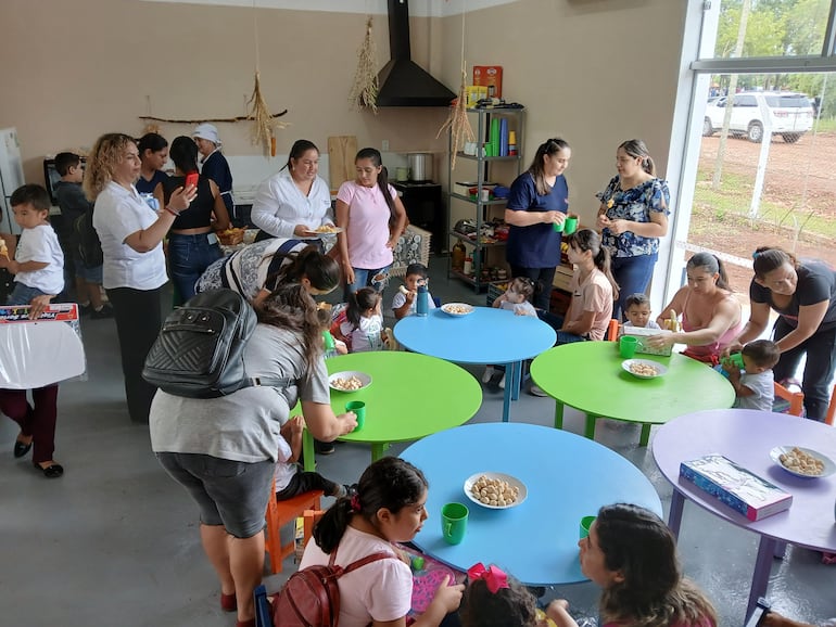 Comedor del Espacio de Desarrollo Infantil en Eugenio A. Garay.