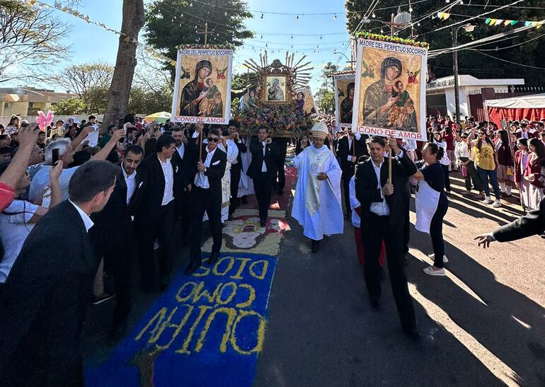 La capital de Amambay muestra el rostro más artístico profesando la fe religiosa.