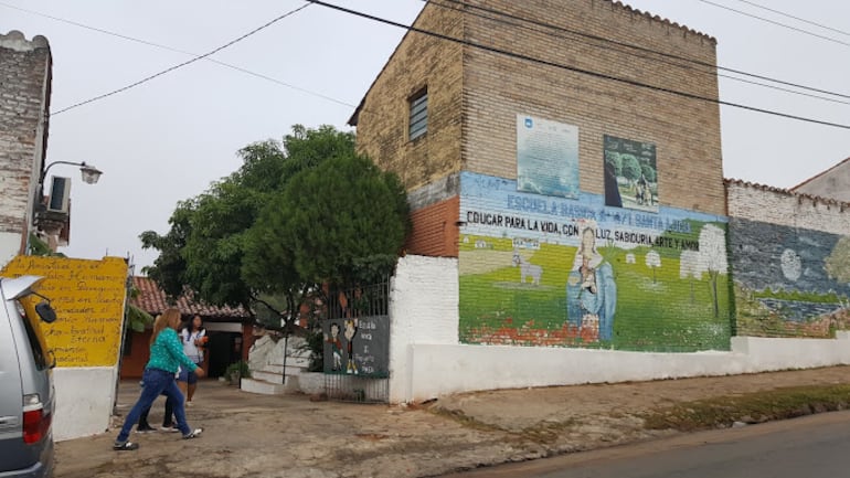 Escuela Santa Lucía de Lambaré. (Gentileza)