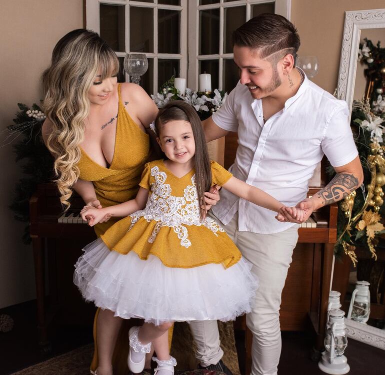 Marilina Bogado y Will Fretes hoy celebran los seis añitos de su hija Melody.