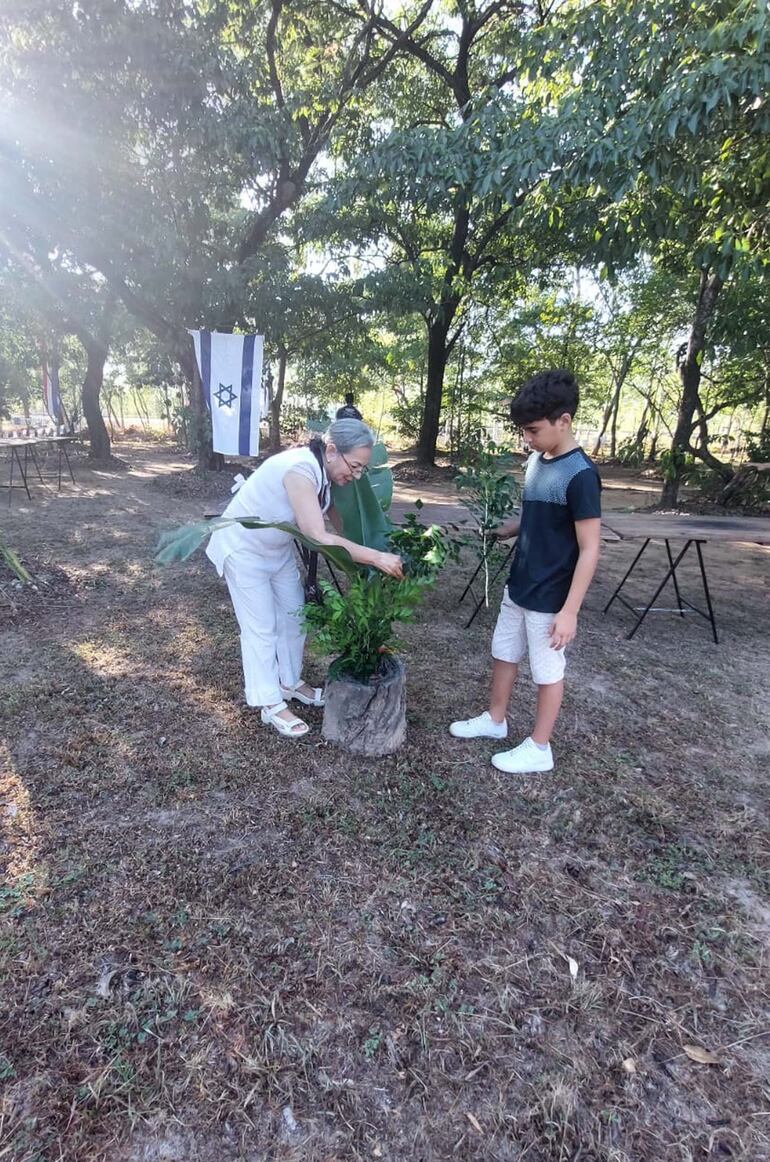 Se celebró Tu Bishvat en el Bosque de Israel del Parque Ñu Guasu.