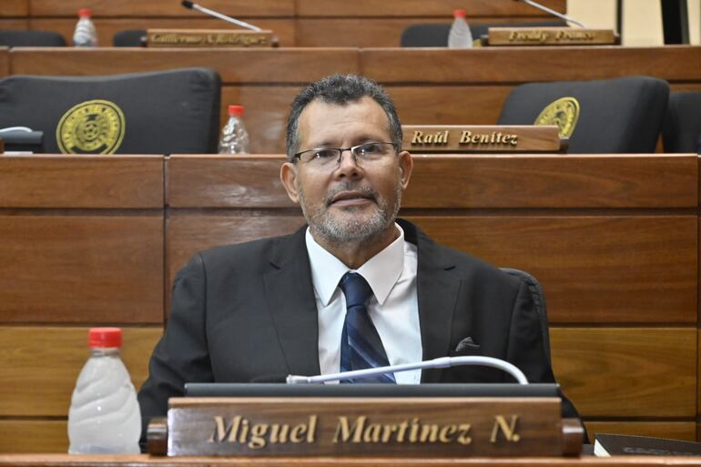 Diputado Miguel Martínez (Cruzada Nacional).