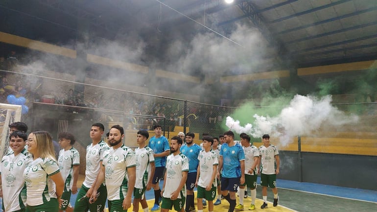 Inauguración de los Juegos Universitarios Paraguay en Caacupé.