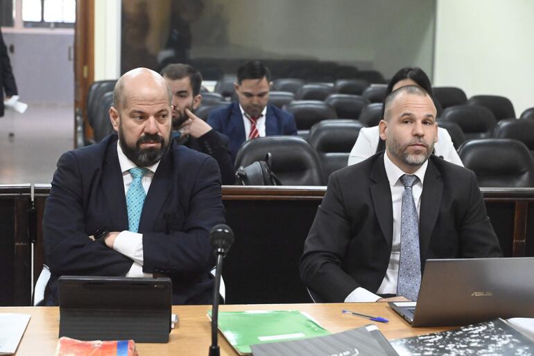 Los abogados de Tío Rico, Álvaro Arias y Miguel Ángel Mendieta, presentes en Palacio de Justicia.