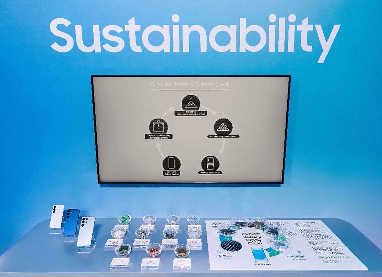 Samsung Electronics apuesta por la sostenibilidad ambiental al usar cobalto reciclado en los nuevos Galaxy S25.