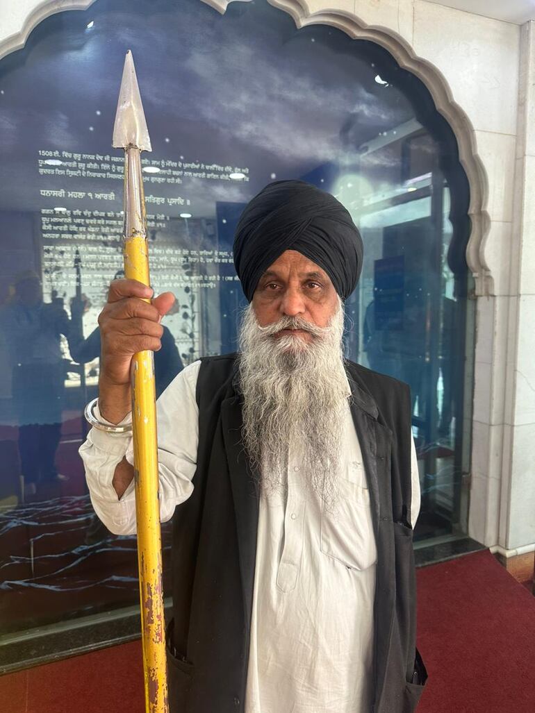 Templo Sikh, en Nueva Delhi, India. 