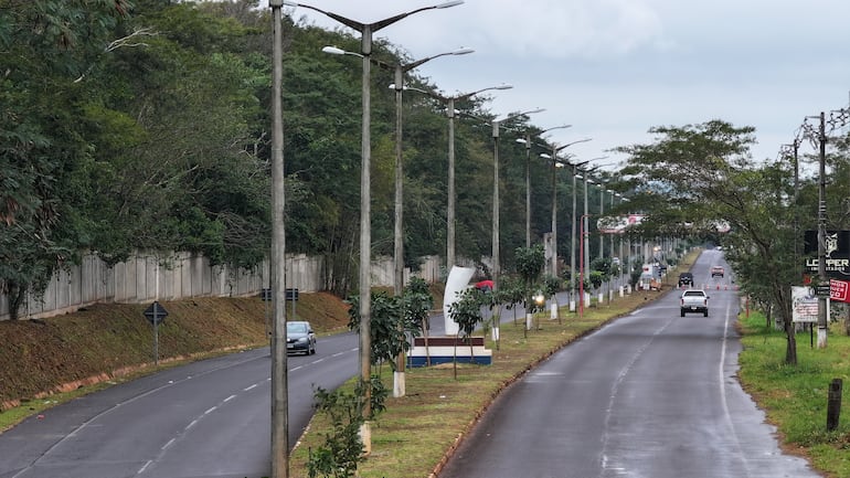 Zona del acceso a Saltos del Guairá que será revitalizada por una empresa privada.