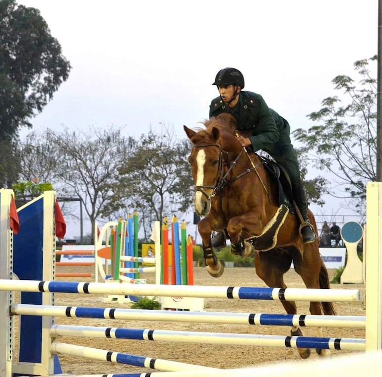 Tte. 1° Cab. Alfredo Ojeda, uno de los protagonistas del torneo.