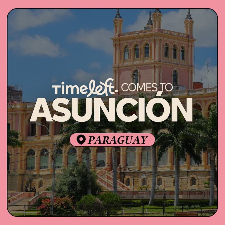 Anuncio oficial sobre la llegada de Timeleft a Paraguay.