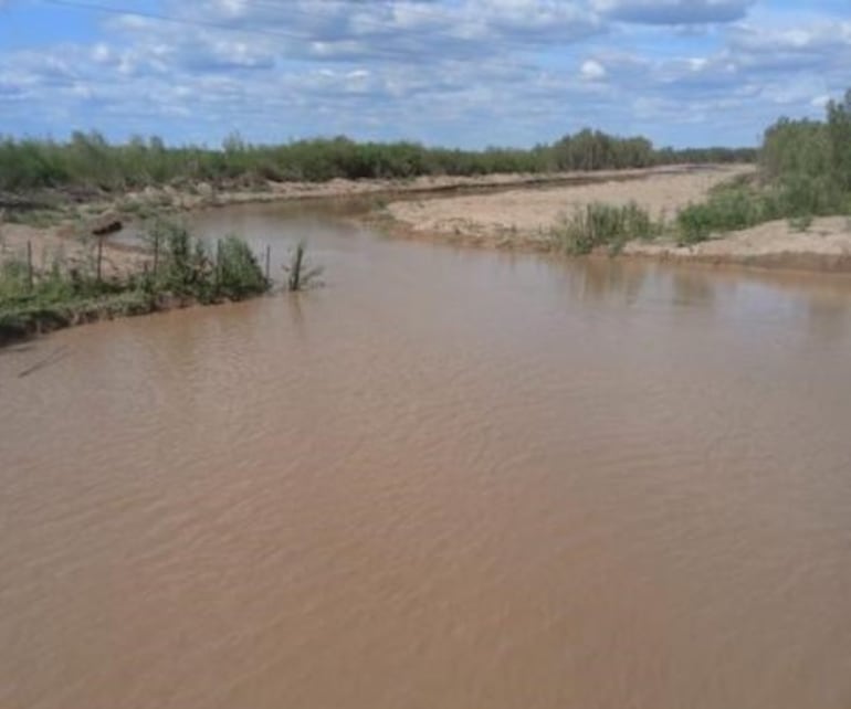 Foto desde el Puente Gral Diaz, del río PIlcomayo