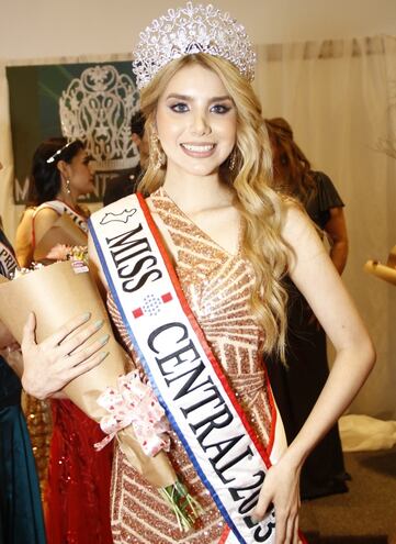 Alison Pabón es la bella Miss Central 2023.