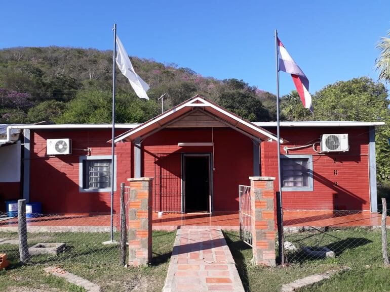 Sede de la Fiscalía de Fuerte Olimpo, donde hoy se presentaron los abogados de los ganaderos investigados por los incendios.