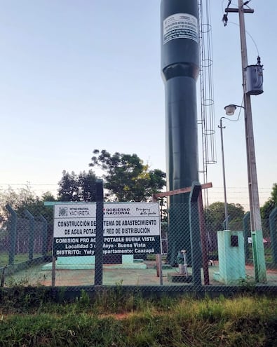 El sistema de agua potable de Buena Vista, distrito de 3 de Mayo, no funciona.