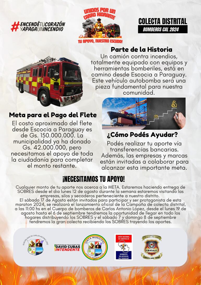 Maratón Bomberos Voluntarios de Carlos Antonio López.