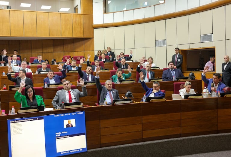 Cámara de Senadores trata el Presupuesto General de la Población