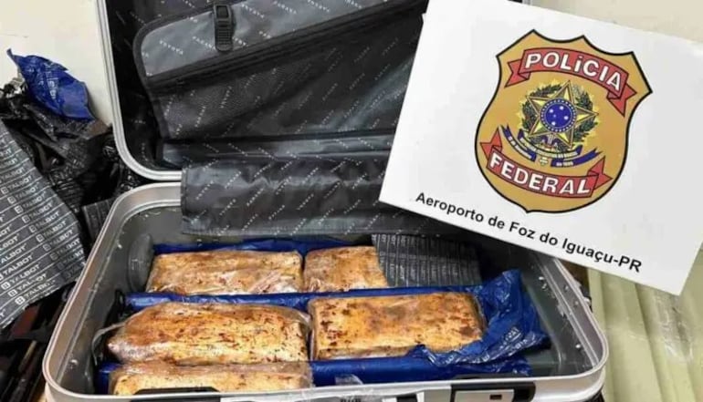 Los agentes de la Policía Federal brasileña evitaron el envío de droga a Europa.