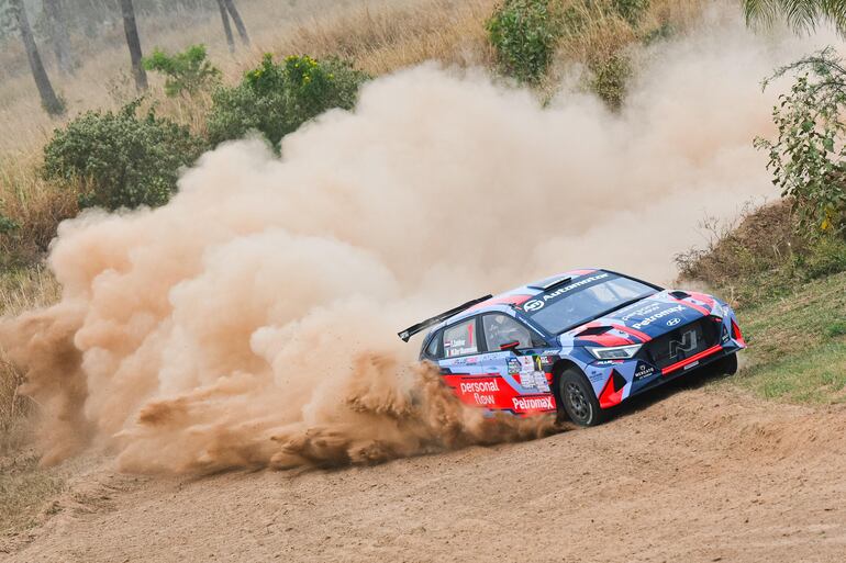 Fau Zaldívar (Hyundai i20 N Rally2) fue el paraguayo mejor posicionado en la PSE.