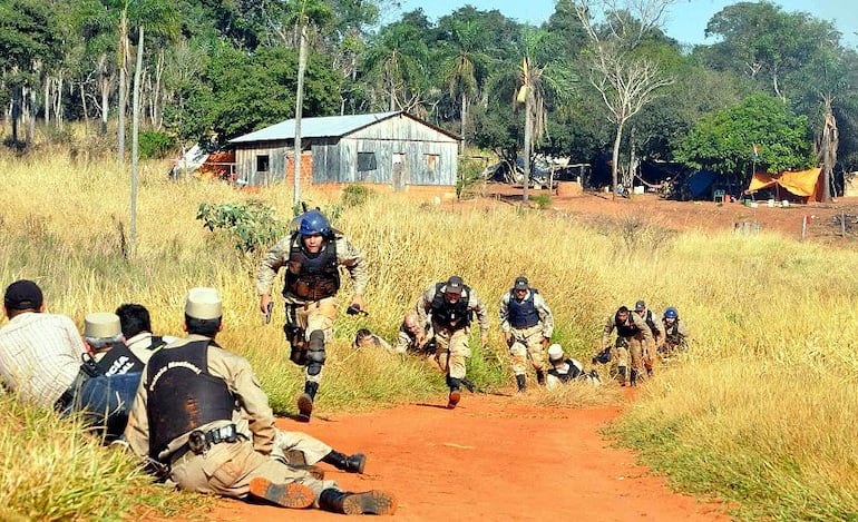 En la propiedad, en Curuguaty, murieron 11 campesinos y seis policías el 15 de junio de 2012. (Foto de archivo).