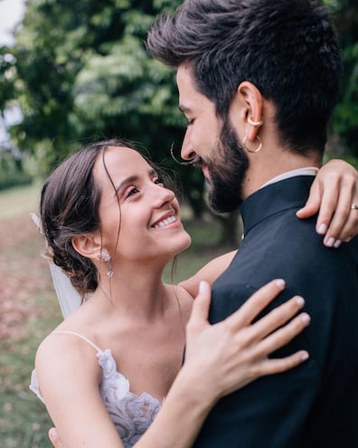 Evaluna y Camilo el día del "sí, quiero".