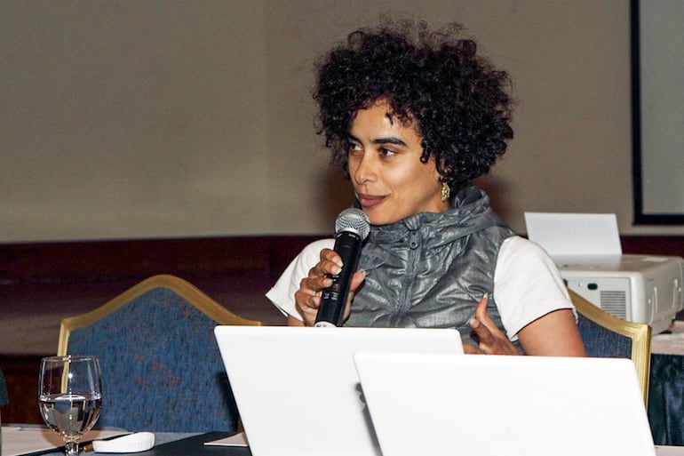 La escritora palestina Adanía Shibli (Foto: Sharjah Art Foundation)