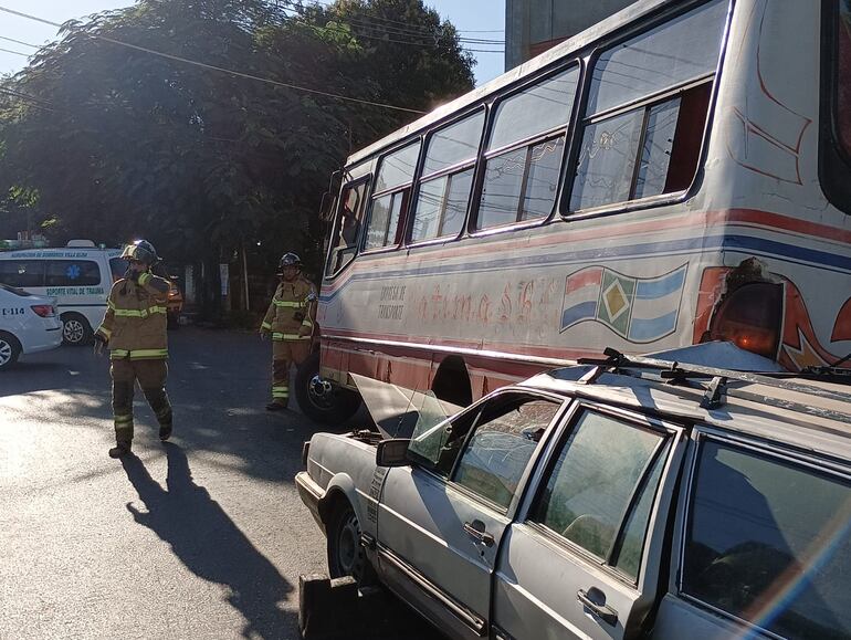 Accidente de tránsito en zona de 3 Bocas.