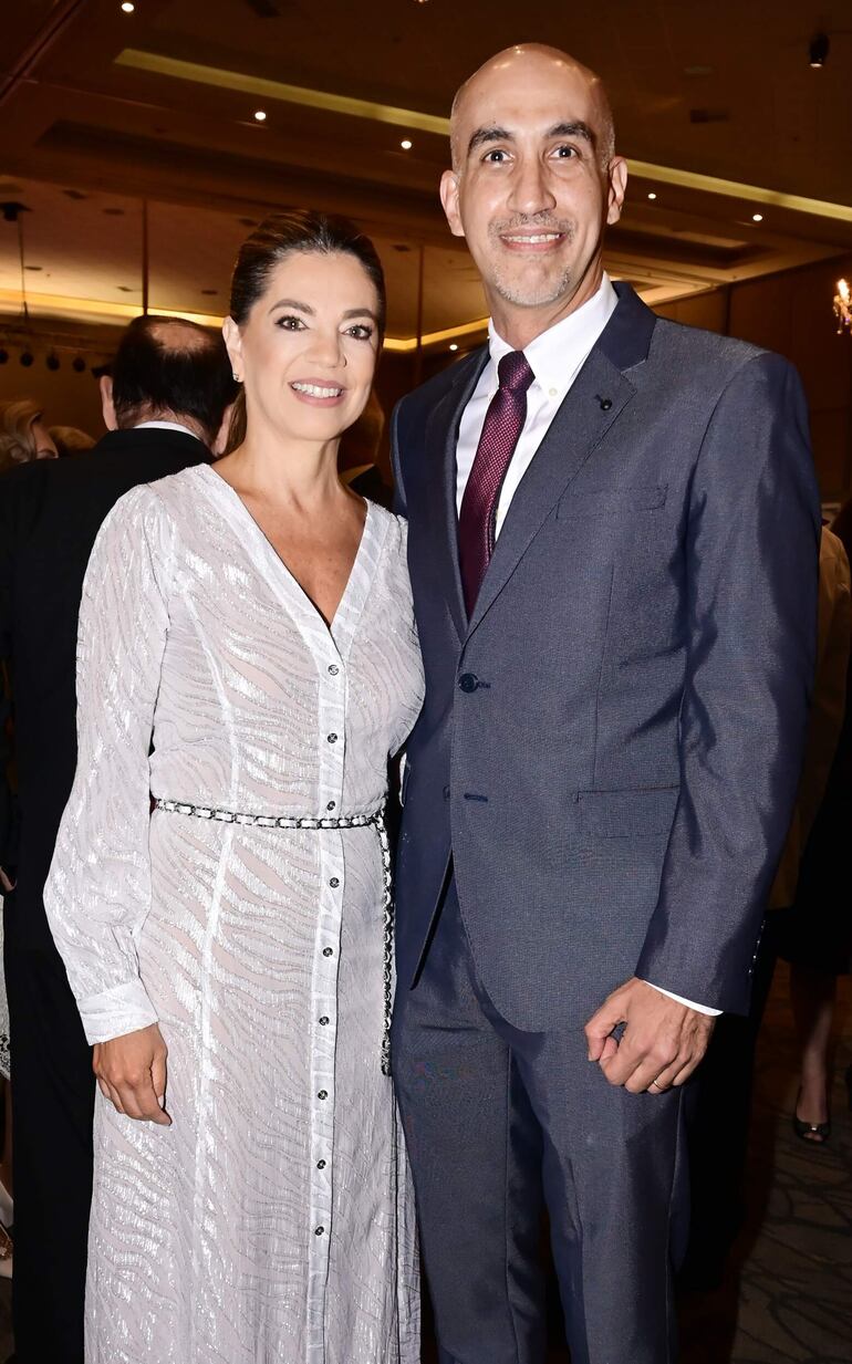 Chantal Agüero y Julio Mazzoleni.