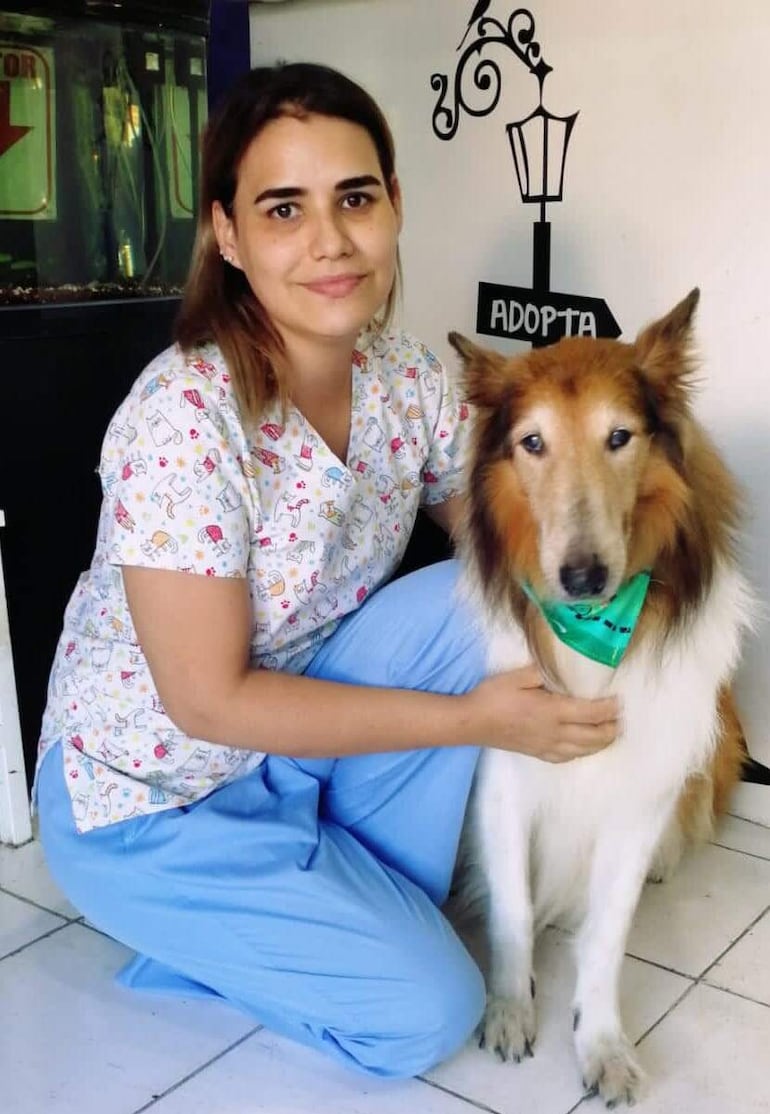 Rosario Agüero, médica veterinaria.