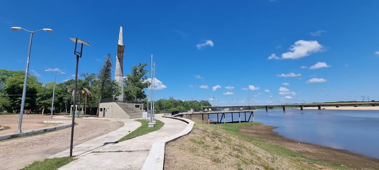 La costanera de la ciudad de Villa Florida, Misiones un lugar para despejarse.