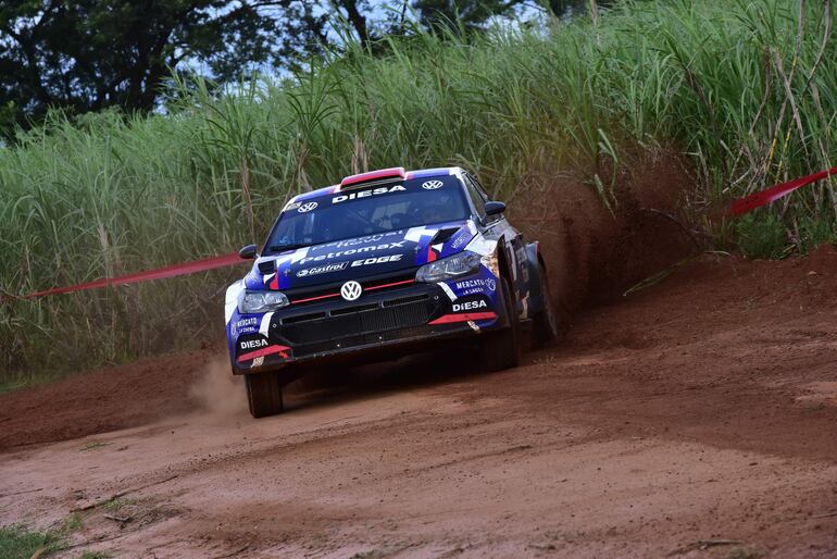 Migue Zaldívar, con el VW Polo GTI R5, fue el vencedor de la última edición del Rally de Caaguazú.