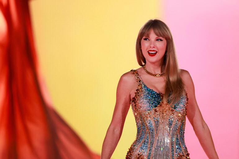 Taylor Swift durante un concierto de su gira "The Eras Tour" en Inglewood, California, el pasado 7 de agosto.