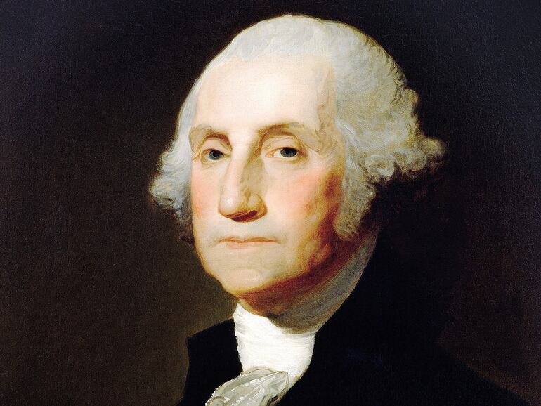 George Washington, por Gilbert Stuart, c. 1803-05.