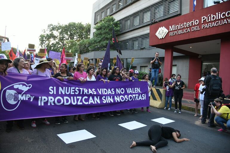 Marcha por el Día Internacional de la Mujer. Archivo.