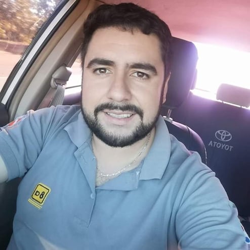 Gustavo Javier Benítez Barreto (29), asesinado esta madrugada.