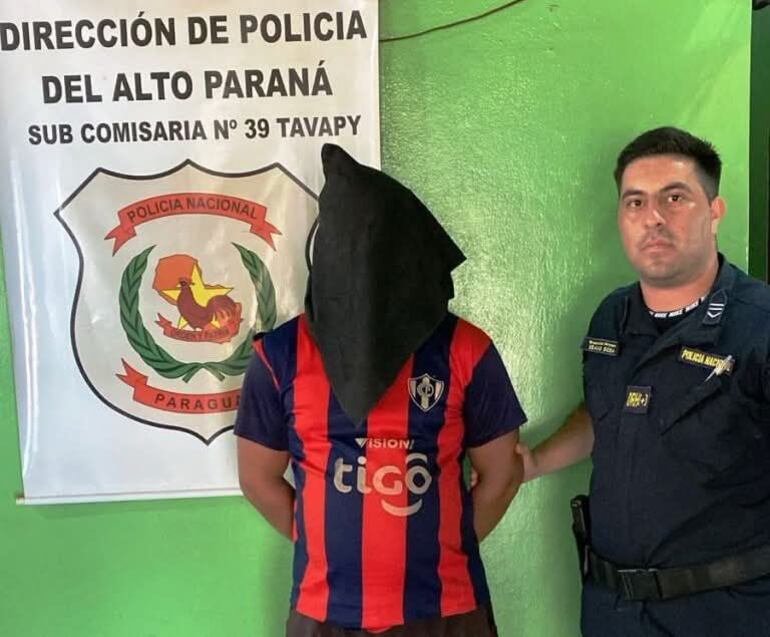 Vicente Cabrera Rejala, detenido.