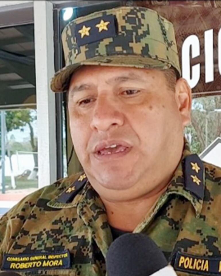 Comisario general Roberto Cresencio Mora Armoa.