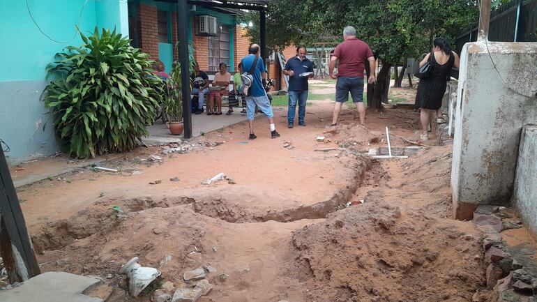 En estas condiciones se encuentran los pacientes del Centro de Salud de San Antonio.