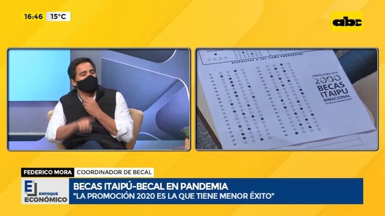 Federico Mora, coordinador de Becas Carlos Antonio López.