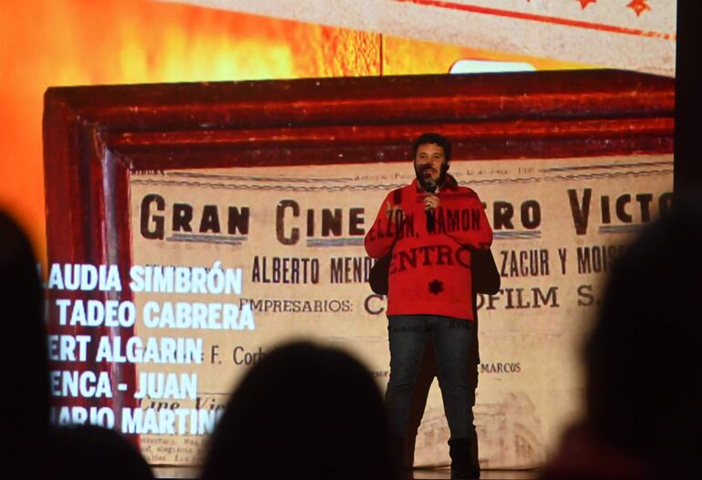 José Ayala durante el estreno del documental, el pasado mes de mayo. Hoy volverá a proyectarse en la Alianza Francesa.