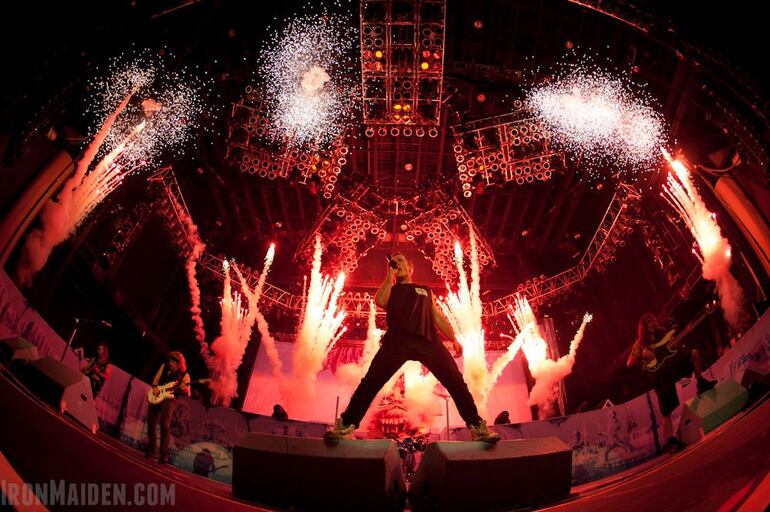 La legendaria agrupación británica de heavy metal Iron Maiden a la que la banda brasileña Children of the Beast hace tributo oficial se presentará en Ciudad del Este.