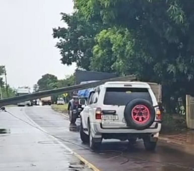 Afortunadamente los daños fueron solo materiales.