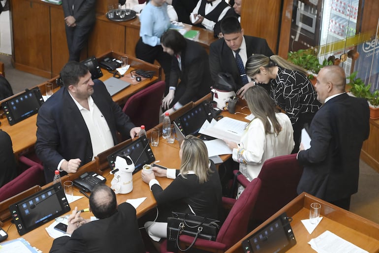 Sesión del Senado.