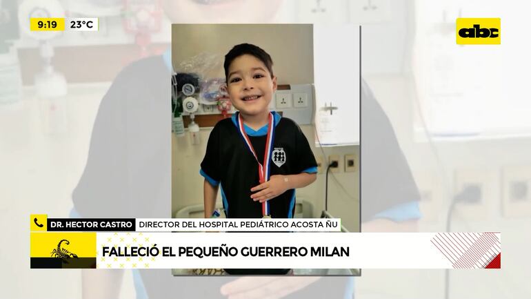 Partida de Milan debe llamar a la reflexión: hay cuatro niños aguardando un corazón