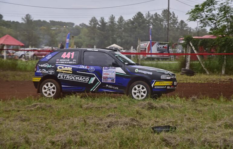 En la Clase RC4L-8V, Cristhian Clari y Pedro Gómez de la Fuente fueron los más rápidos con ésta unidad del Volkswagen Gol 1.6.