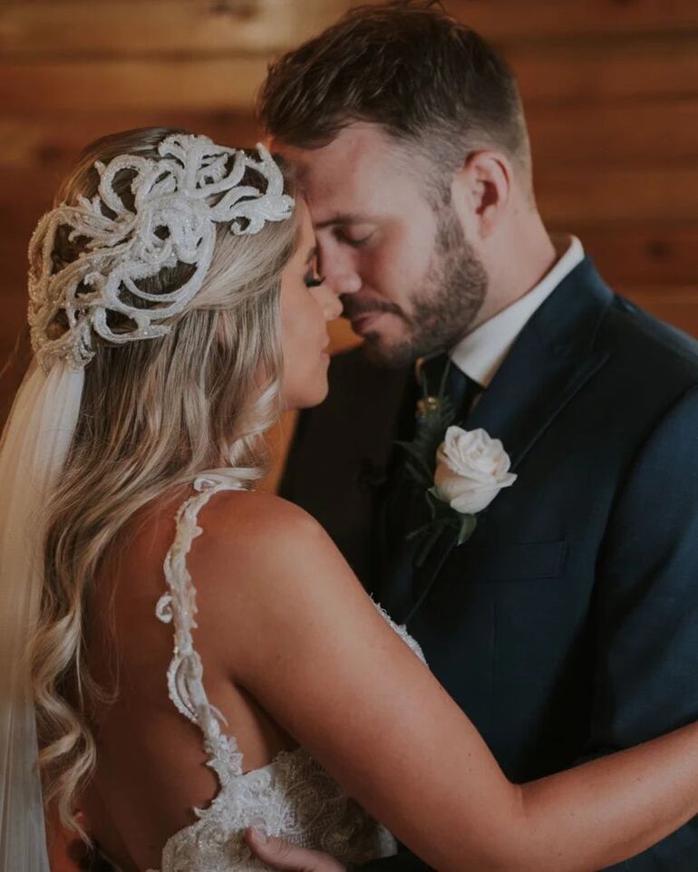 Majo Acosta y Edwin Storrer el día que se juraron amor eterno. (Instagram/Edwin Storrer)