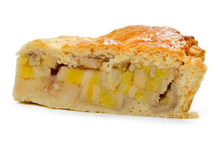 Tarta de banana.