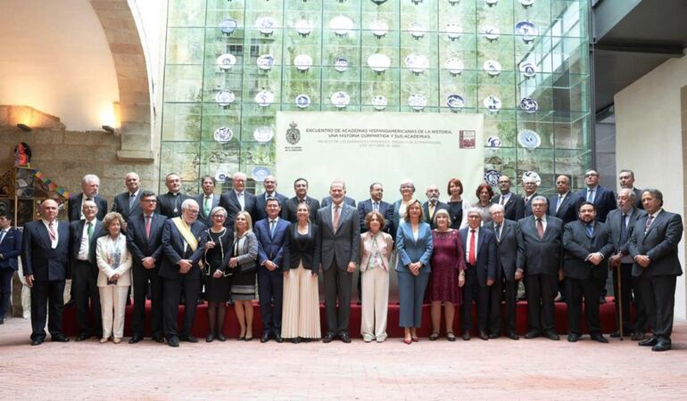 Inauguración del Encuentro de las Academias Hispanoamericanas de la Historia en Trujillo