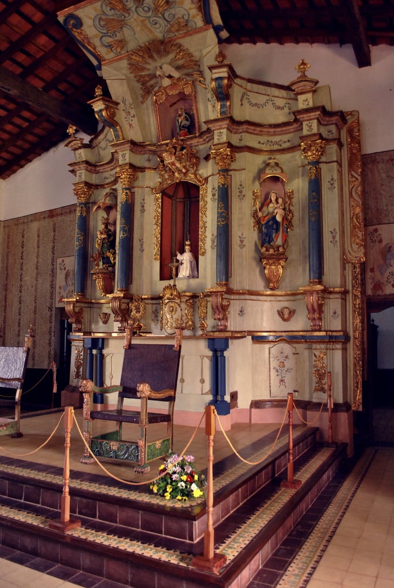 Retablo de la iglesia de Quyquyhó.